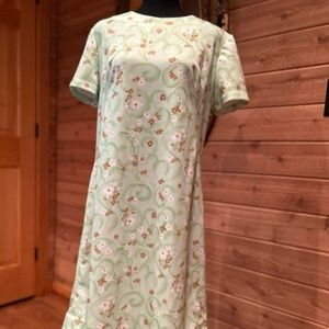 100% polyester 70s lime green and floral midi!